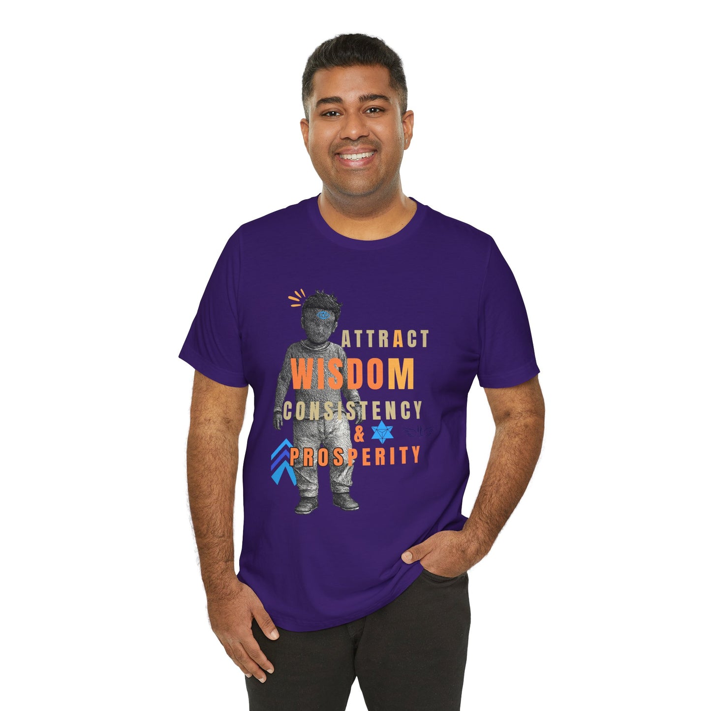 Wisdom & Prosperity Tee — Inspirational Graphic T‑Shirt