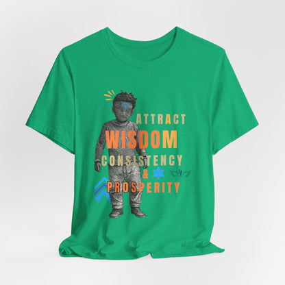 Wisdom & Prosperity Tee — Inspirational Graphic T‑Shirt