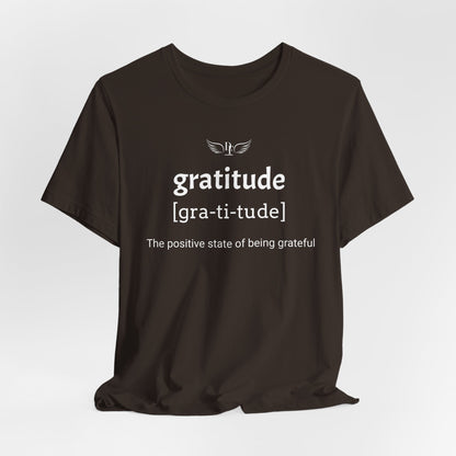 Men's “Gratitude” Short Sleeve Tee - “Black”