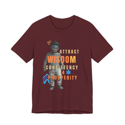 Wisdom & Prosperity Tee — Inspirational Graphic T‑Shirt