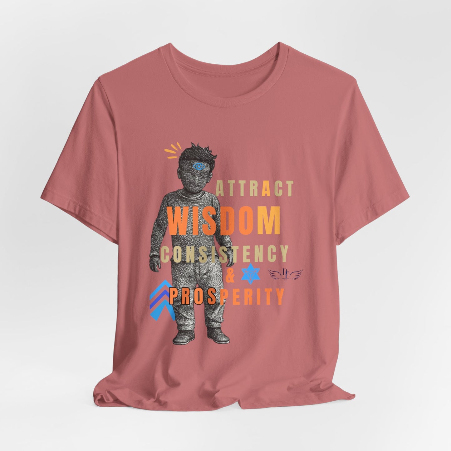 Wisdom & Prosperity Tee — Inspirational Graphic T‑Shirt