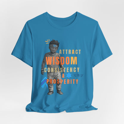 Wisdom & Prosperity Tee — Inspirational Graphic T‑Shirt