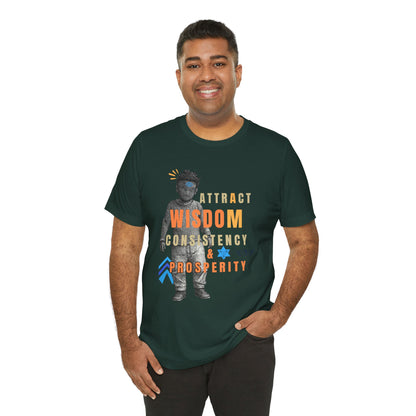 Wisdom & Prosperity Tee — Inspirational Graphic T‑Shirt