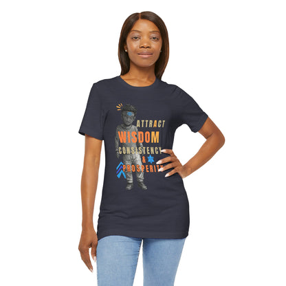 Wisdom & Prosperity Tee — Inspirational Graphic T‑Shirt