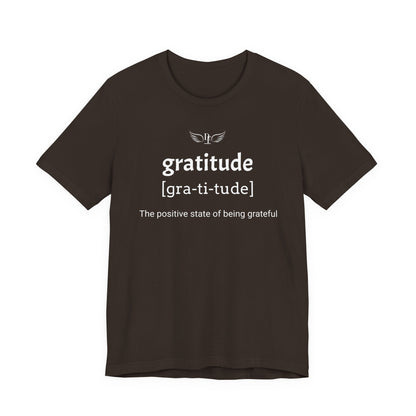 Men's “Gratitude” Short Sleeve Tee - “Black”