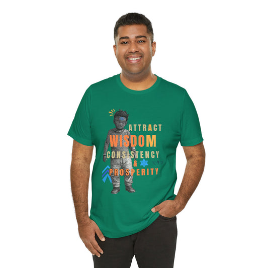 Wisdom & Prosperity Tee — Inspirational Graphic T‑Shirt
