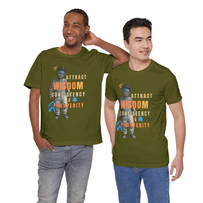 Wisdom & Prosperity Tee — Inspirational Graphic T‑Shirt
