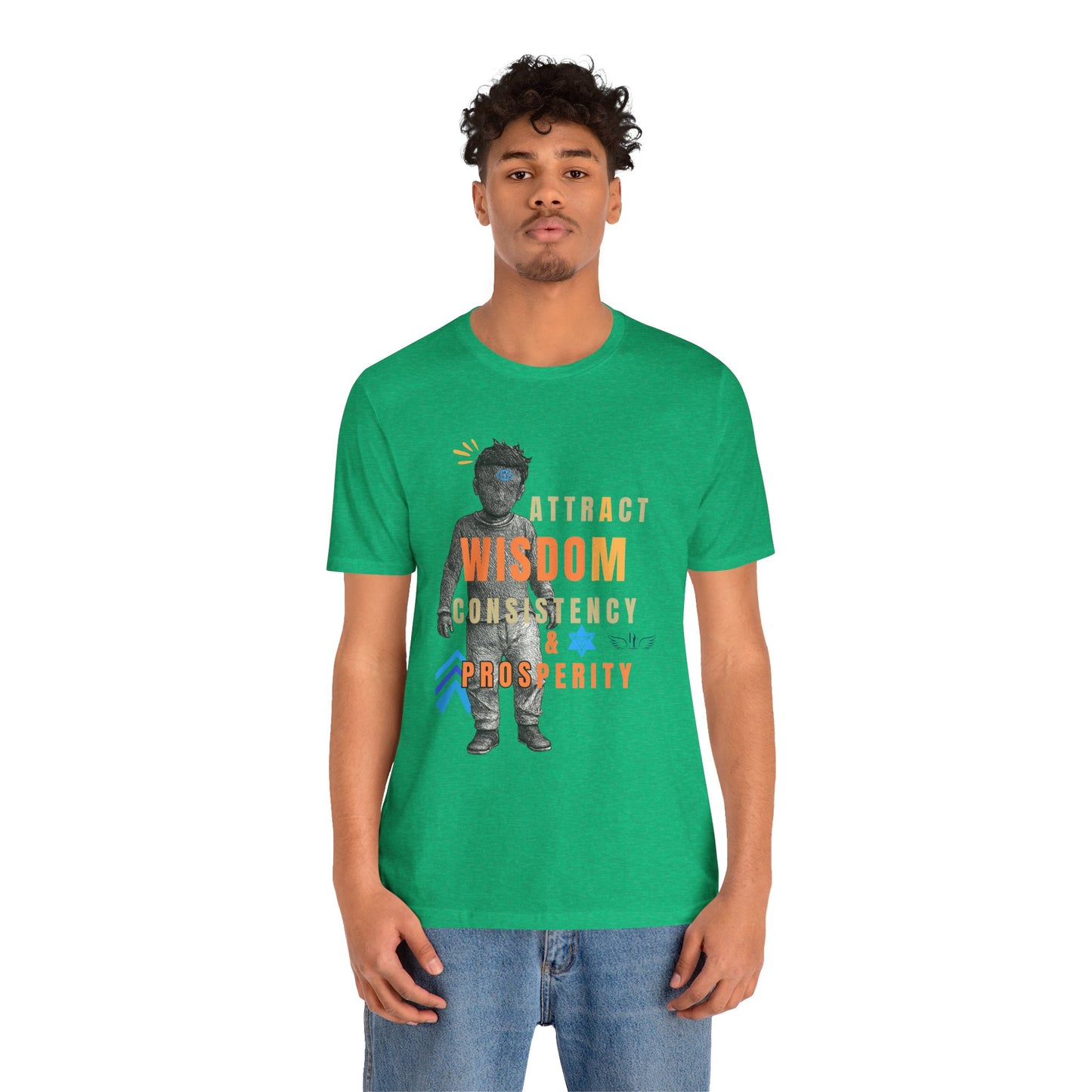 Wisdom & Prosperity Tee — Inspirational Graphic T‑Shirt
