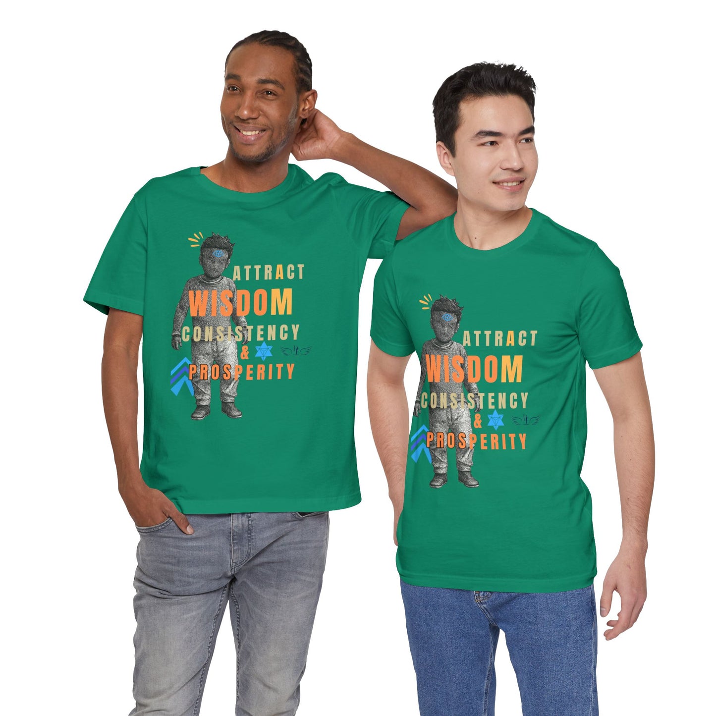 Wisdom & Prosperity Tee — Inspirational Graphic T‑Shirt