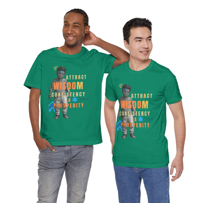 Wisdom & Prosperity Tee — Inspirational Graphic T‑Shirt