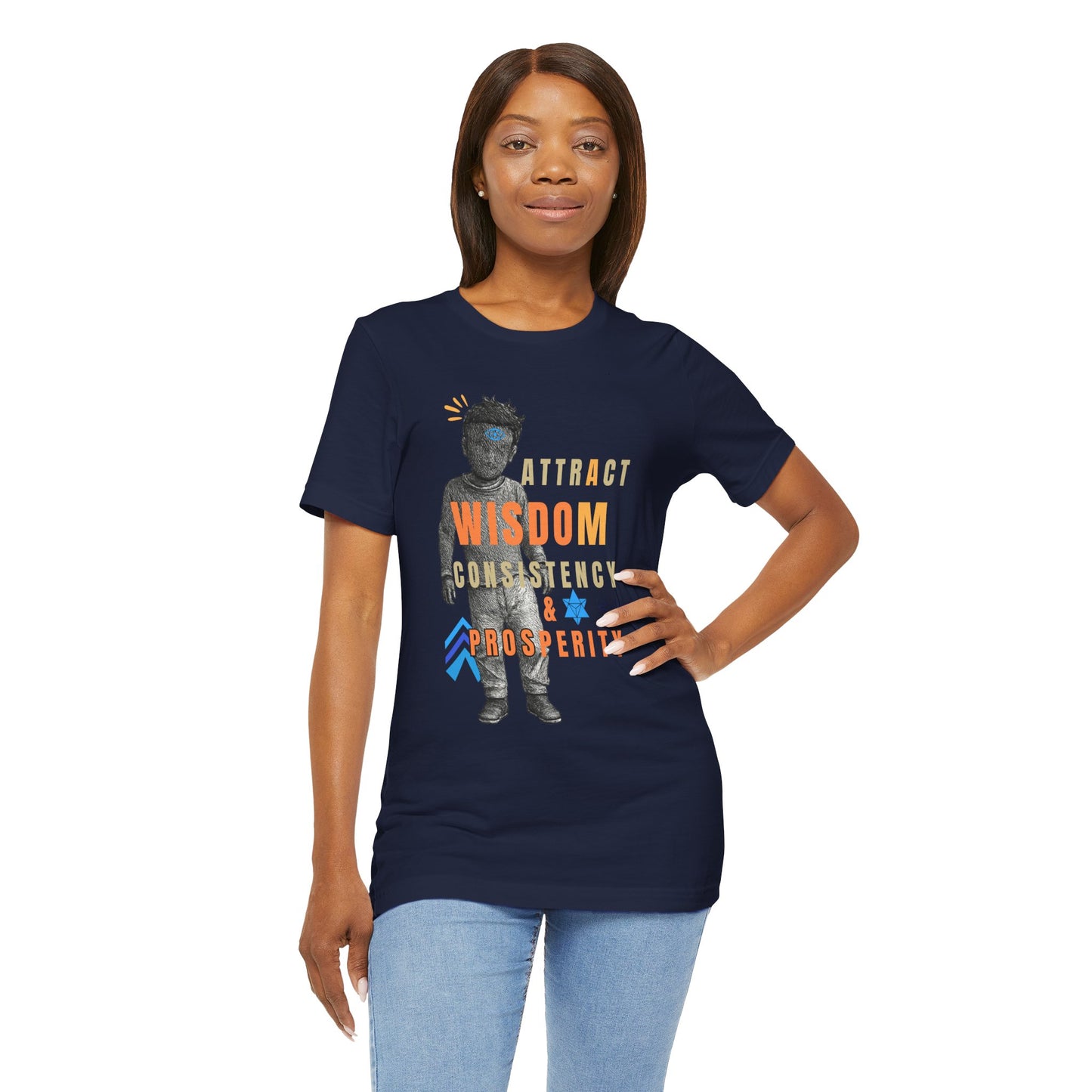 Wisdom & Prosperity Tee — Inspirational Graphic T‑Shirt