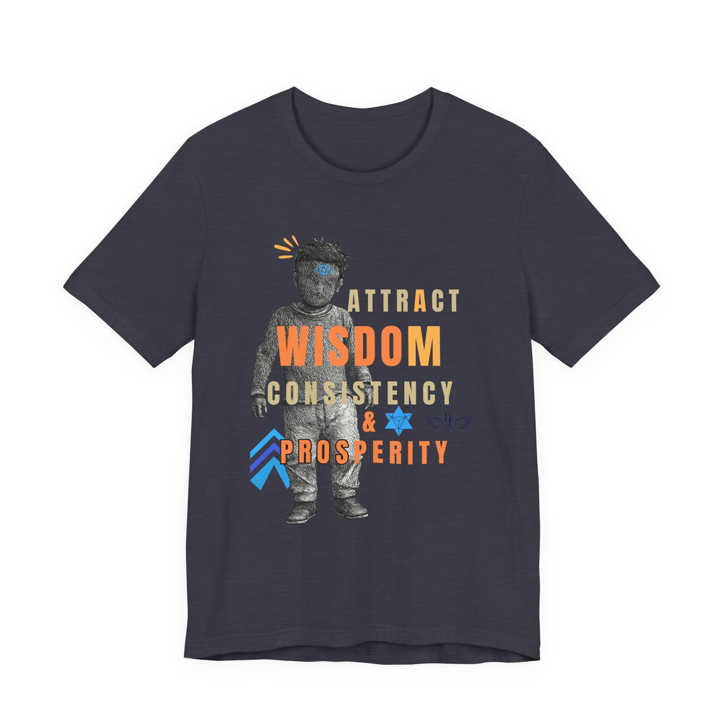 Wisdom & Prosperity Tee — Inspirational Graphic T‑Shirt