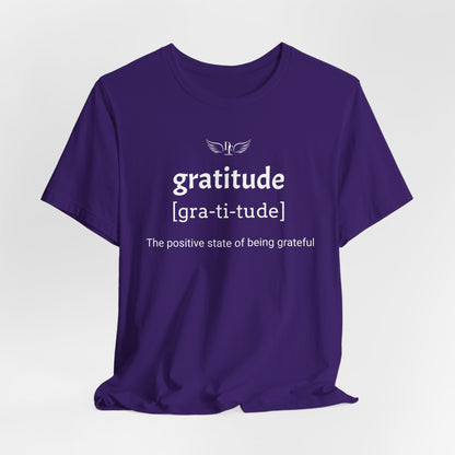 Men's “Gratitude” Short Sleeve Tee - “Black”