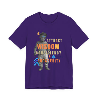 Wisdom & Prosperity Tee — Inspirational Graphic T‑Shirt
