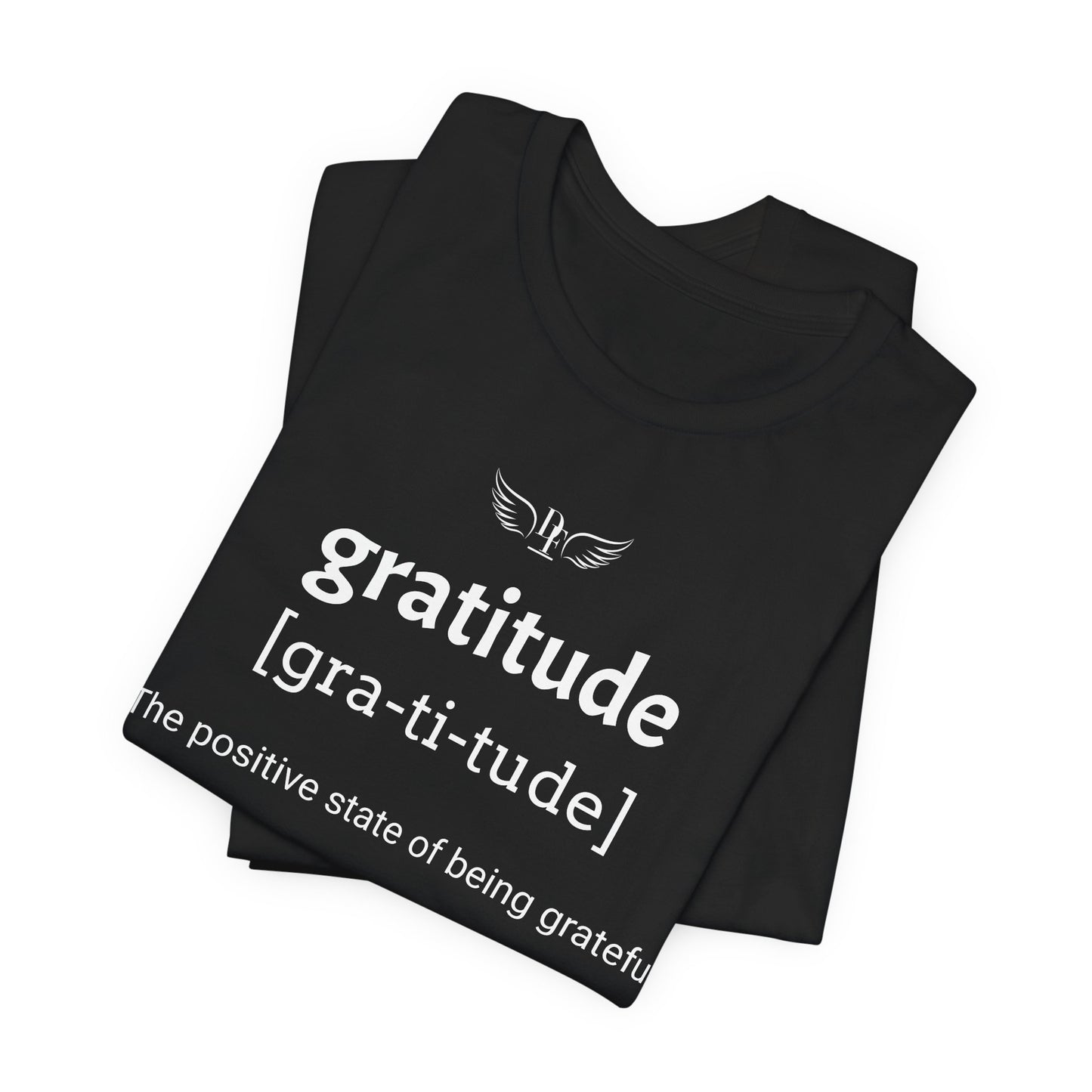 Men's “Gratitude” Short Sleeve Tee - “Black”