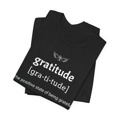 Men's “Gratitude” Short Sleeve Tee - “Black”