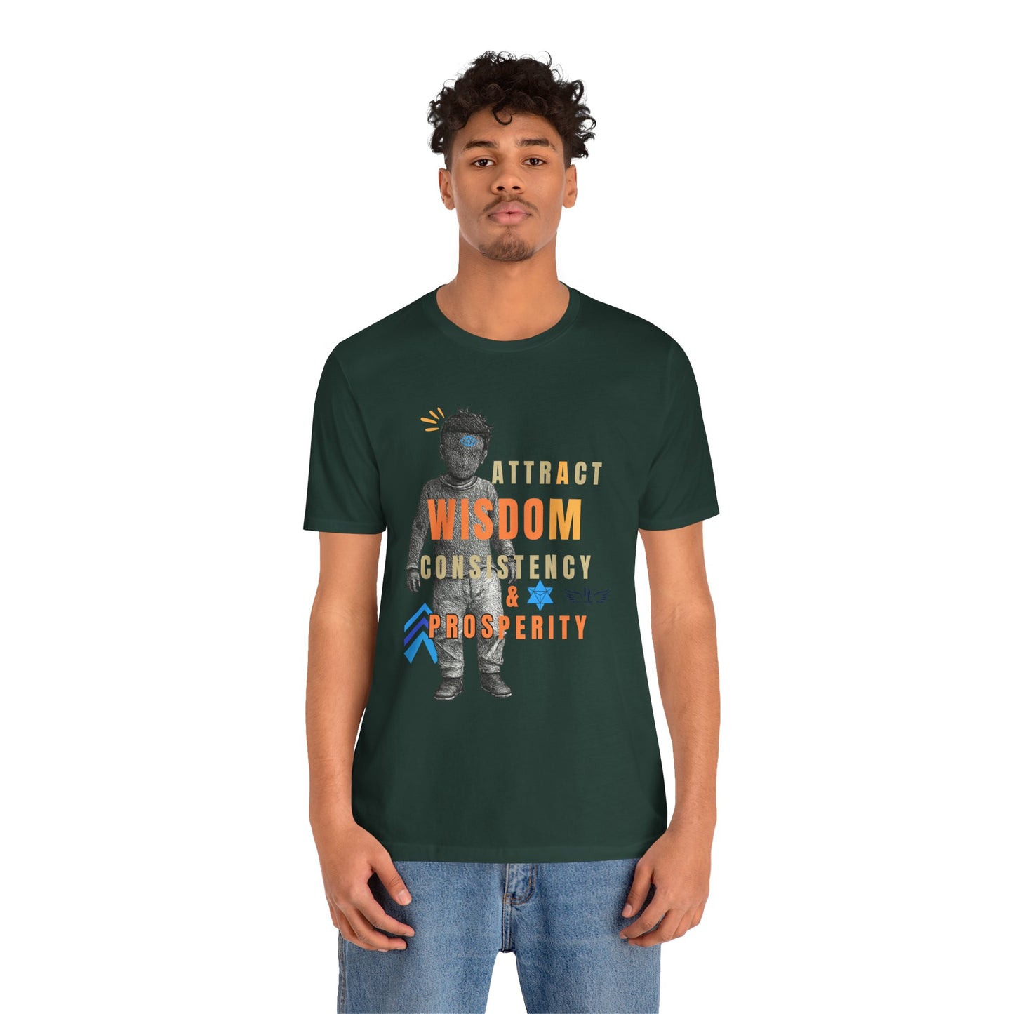 Wisdom & Prosperity Tee — Inspirational Graphic T‑Shirt