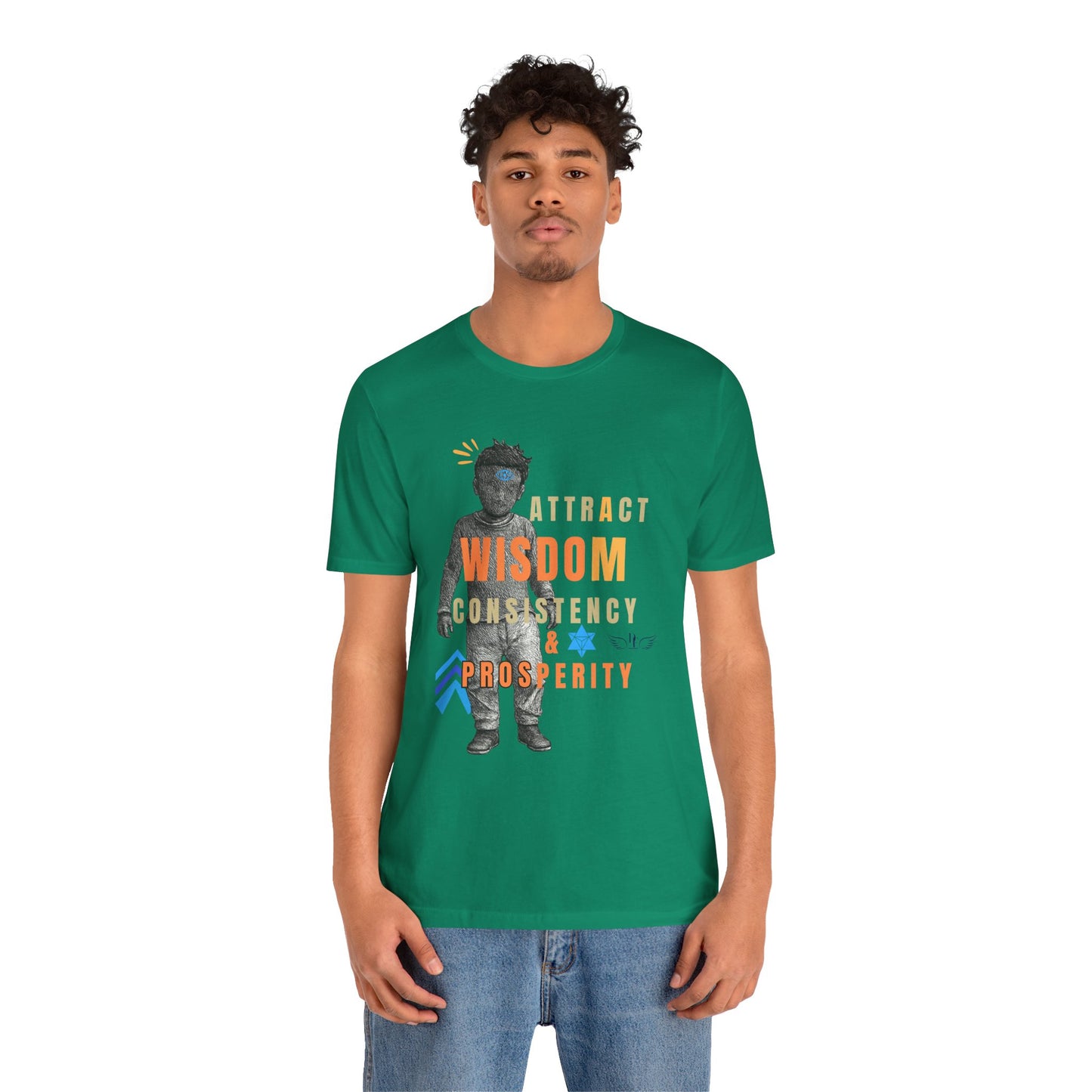Wisdom & Prosperity Tee — Inspirational Graphic T‑Shirt