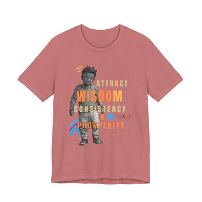 Wisdom & Prosperity Tee — Inspirational Graphic T‑Shirt
