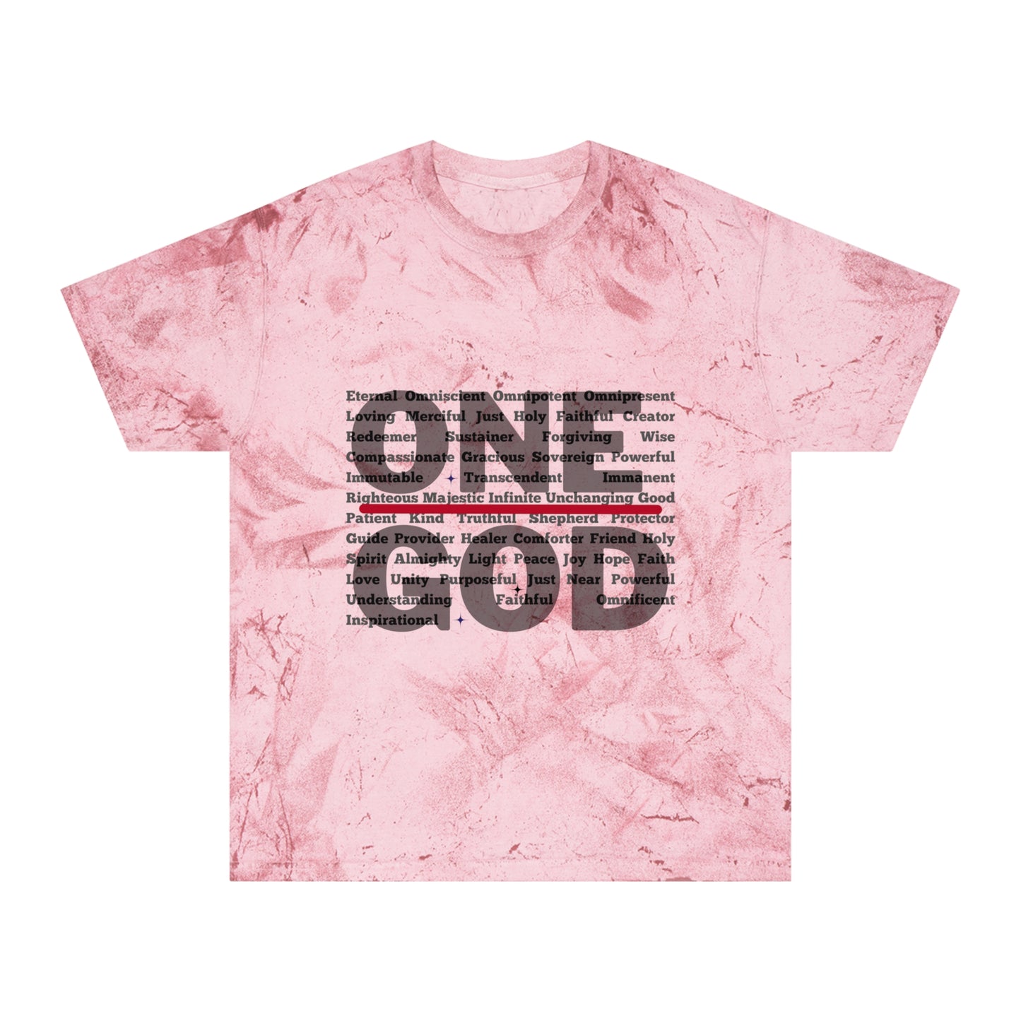“One God” - Color Blast T-Shirt