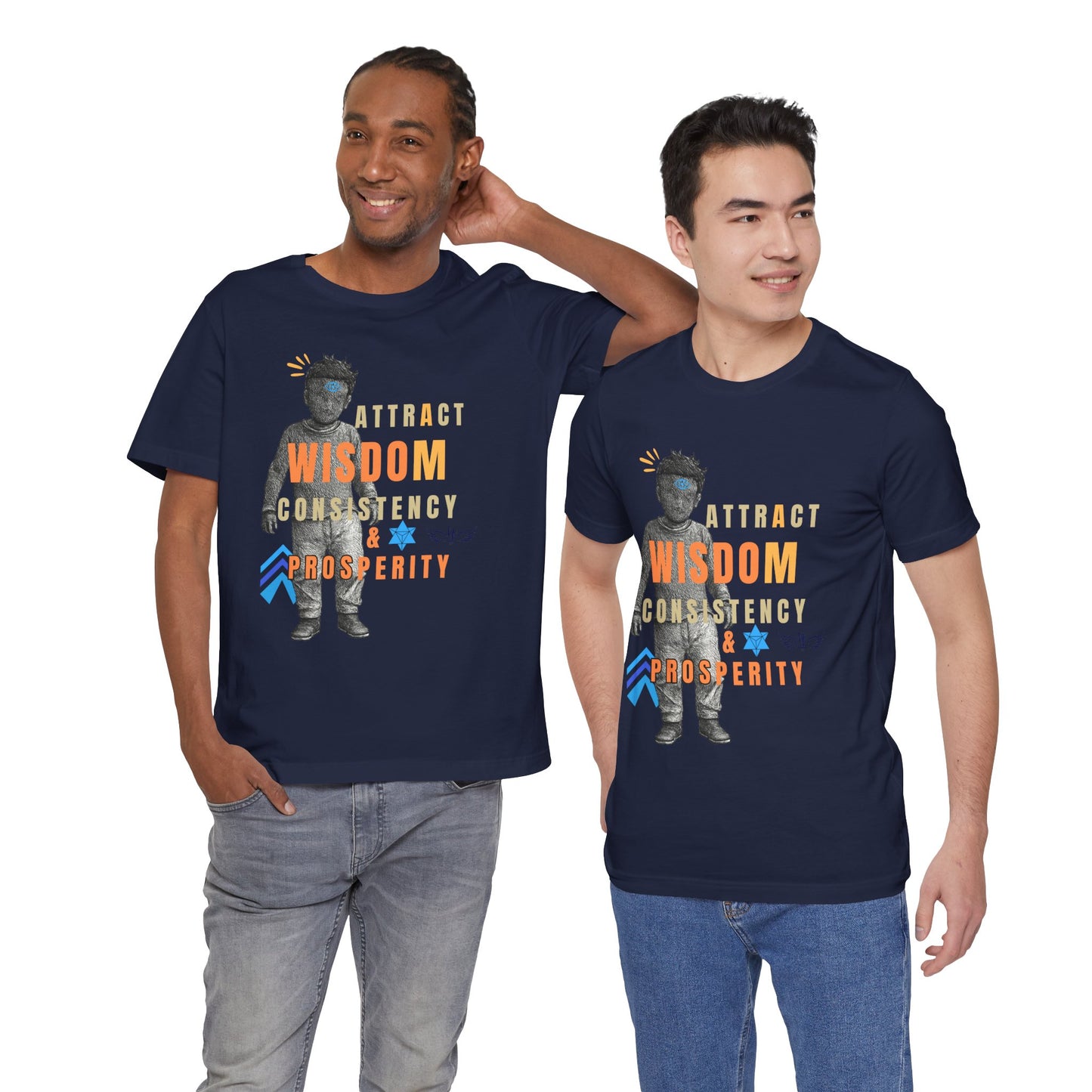 Wisdom & Prosperity Tee — Inspirational Graphic T‑Shirt