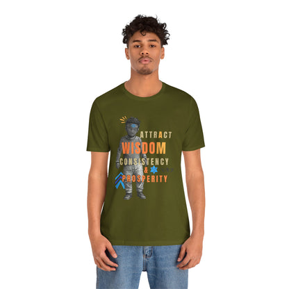 Wisdom & Prosperity Tee — Inspirational Graphic T‑Shirt