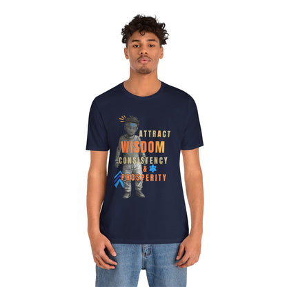 Wisdom & Prosperity Tee — Inspirational Graphic T‑Shirt