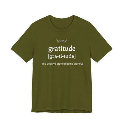 Men's “Gratitude” Short Sleeve Tee - “Black”