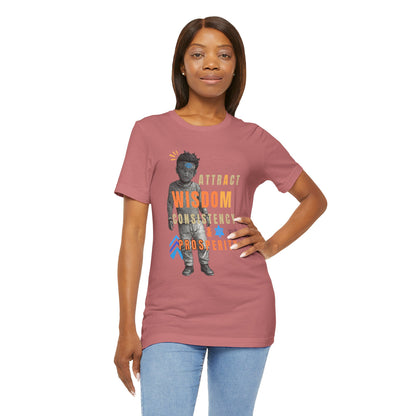 Wisdom & Prosperity Tee — Inspirational Graphic T‑Shirt