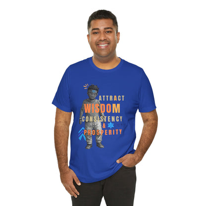 Wisdom & Prosperity Tee — Inspirational Graphic T‑Shirt