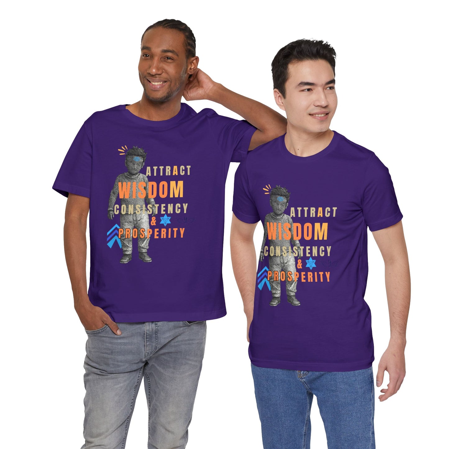 Wisdom & Prosperity Tee — Inspirational Graphic T‑Shirt