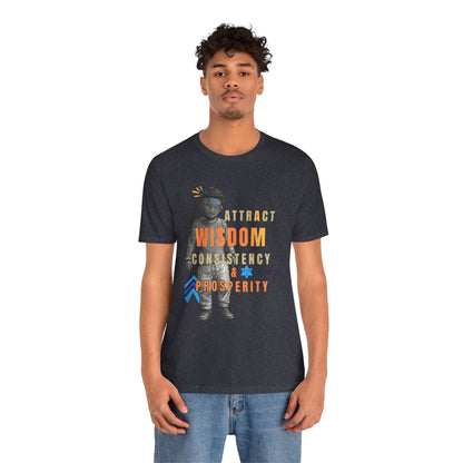 Wisdom & Prosperity Tee — Inspirational Graphic T‑Shirt