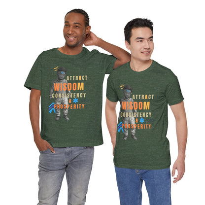 Wisdom & Prosperity Tee — Inspirational Graphic T‑Shirt