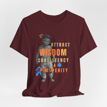 Wisdom & Prosperity Tee — Inspirational Graphic T‑Shirt