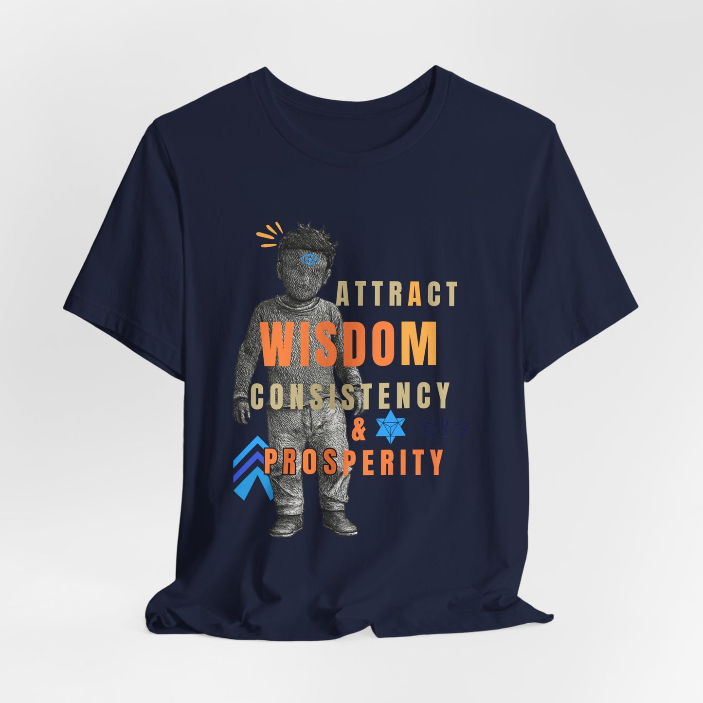 Wisdom & Prosperity Tee — Inspirational Graphic T‑Shirt