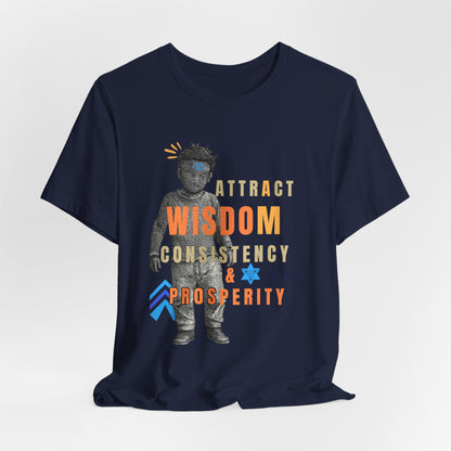 Wisdom & Prosperity Tee — Inspirational Graphic T‑Shirt