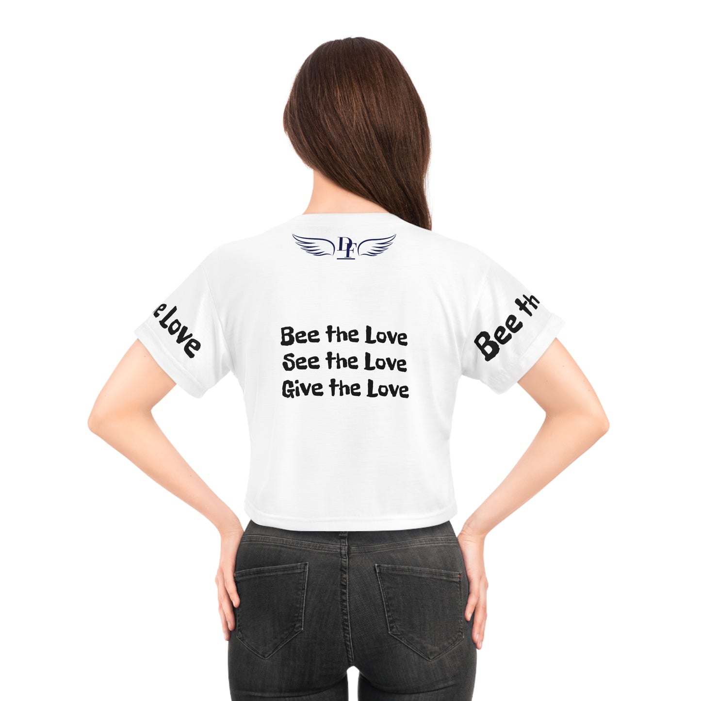 "Bee the Love II" Crop Tee