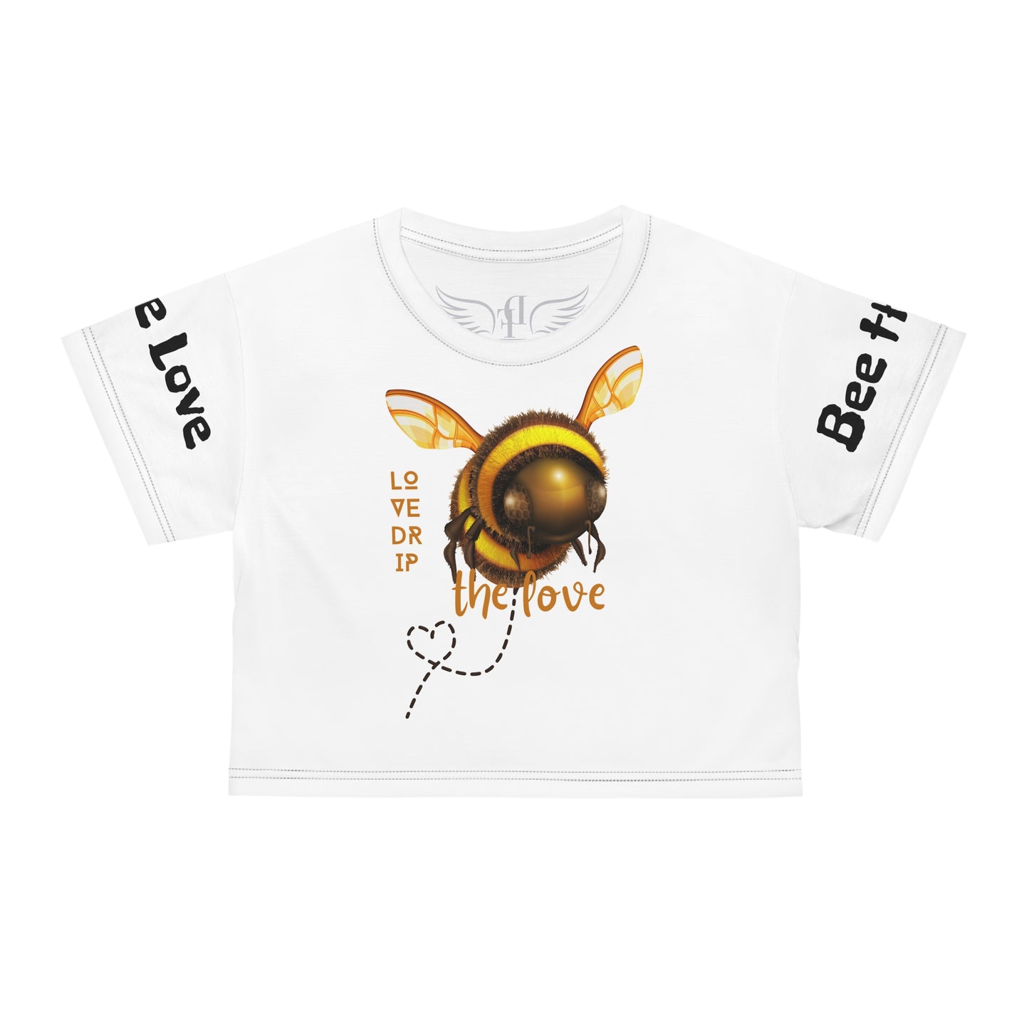 "Bee the Love II" Crop Tee