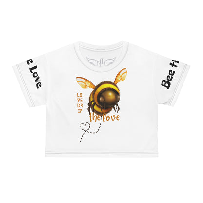 "Bee the Love II" Crop Tee
