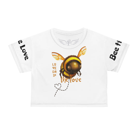 "Bee the Love II" Crop Tee
