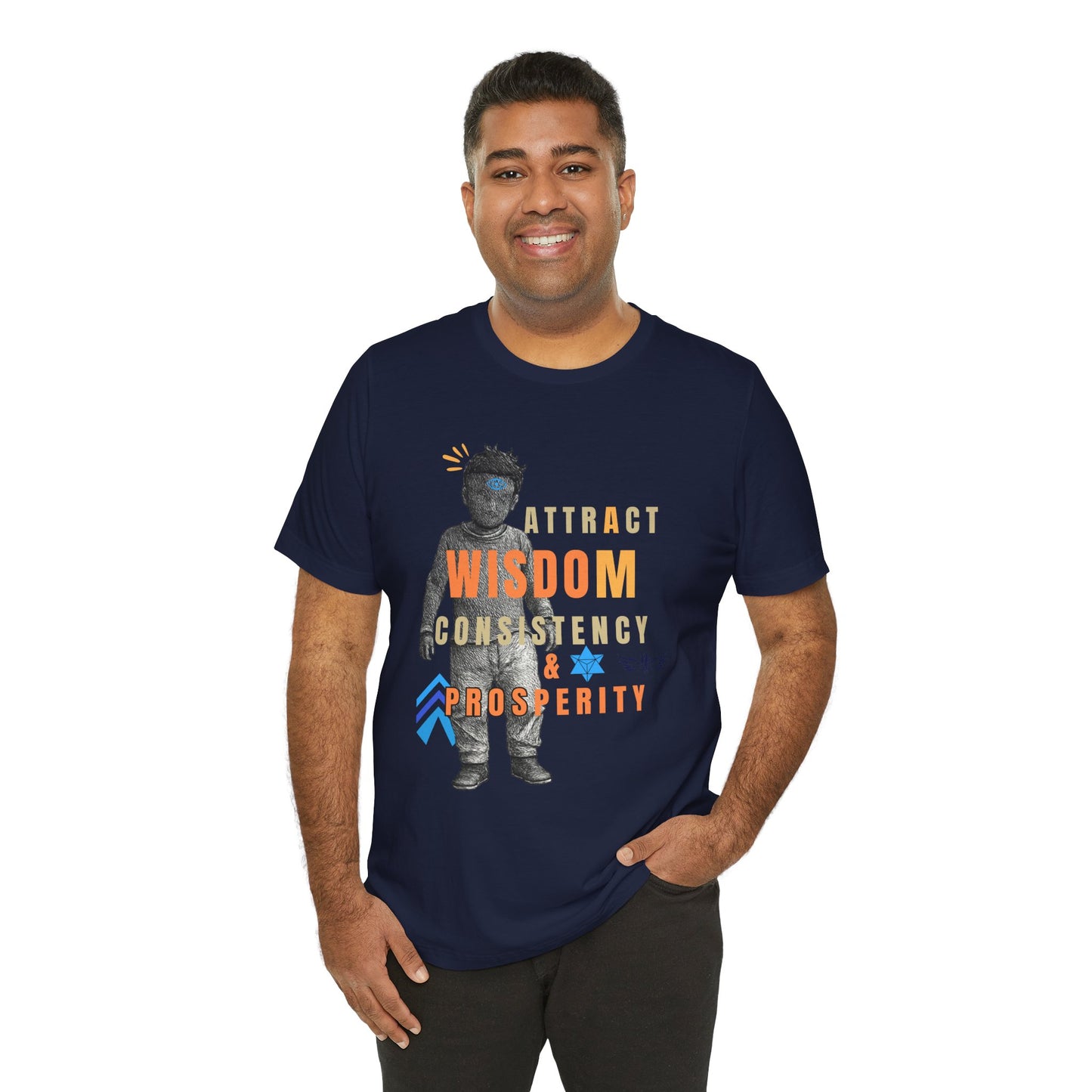 Wisdom & Prosperity Tee — Inspirational Graphic T‑Shirt