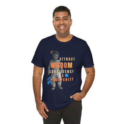 Wisdom & Prosperity Tee — Inspirational Graphic T‑Shirt