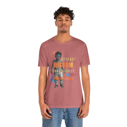 Wisdom & Prosperity Tee — Inspirational Graphic T‑Shirt