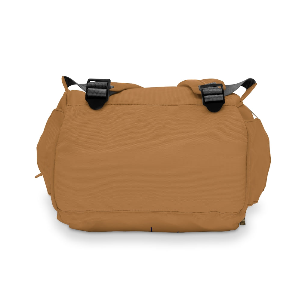 “I Attract” Light Brown Diaper Bag / Backpack