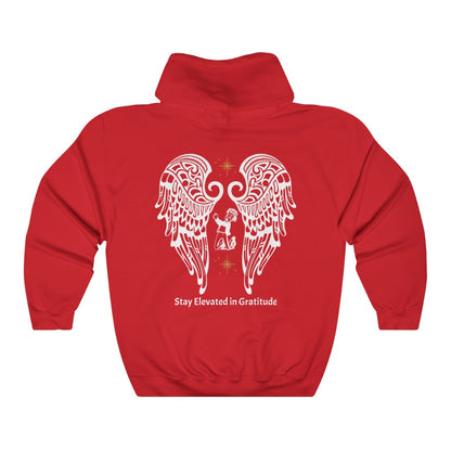 “Gratitude” Hooded Sweatshirt - “Red”