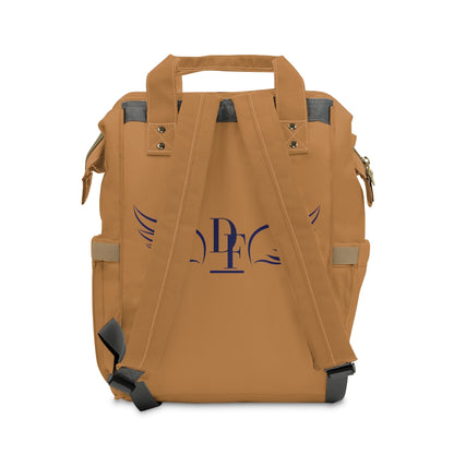 “I Attract” Light Brown Diaper Bag / Backpack