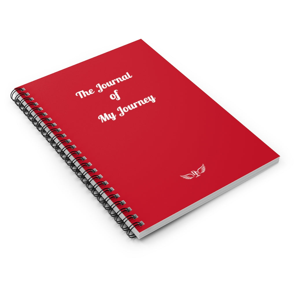 "My Journey" Notebook - Red
